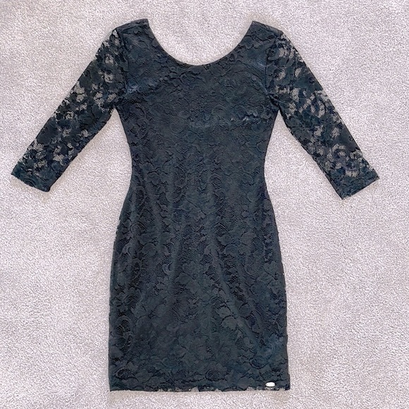 GUESS | Lace Zip Dress - Picture 1 of 8